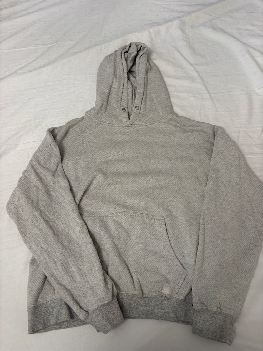 Women's Light Gray Pullover Hoodie Sweatshirt